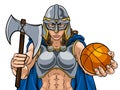 Viking Celtic Knight Basketball Warrior Woman