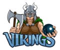 Viking Female Gladiator Bowling Warrior Woman