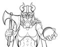 Viking Female Gladiator Cricket Warrior Woman