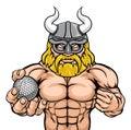 Viking Golf Sports Mascot