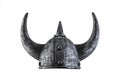 Viking horned helmet isolated on white background
