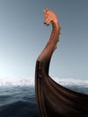 Viking longboat Royalty Free Stock Photo