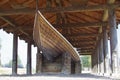 Viking Longboat in Dalarna , Sweden