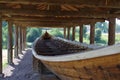 Viking Longboat in Dalarna , Sweden