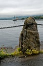 Viking Longboat Replica sailing in Alesund, Norway