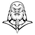 Viking Mascot Graphic, viking head suitable as logo for team mascot Royalty Free Stock Photo