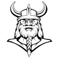 Viking Mascot Graphic, viking head suitable as logo for team mascot,