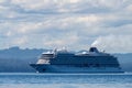 Viking Orion cruising on the Johnstone Strait in British Columbia, Canada