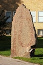 Viking rune stone. Linkoping. Sweden