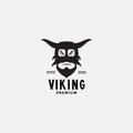 VIKING Scandinavia FACE HEAD ANGRY LOGO DESIGN