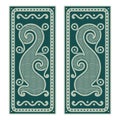 Viking Scandinavian design. Celtic, Scandinavian knot-work illustration