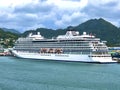 Viking Sea cruise ship in the Caribbean Royalty Free Stock Photo