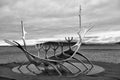 Viking ship monument, Reykjavik Royalty Free Stock Photo