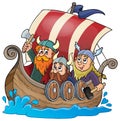 Viking ship theme image 1 Royalty Free Stock Photo