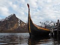 Viking ship. Royalty Free Stock Photo