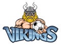 Viking Soccer Football Sports Mascot