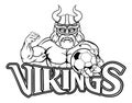 Viking Soccer Football Sports Mascot