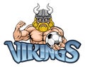 Viking Soccer Football Sports Mascot