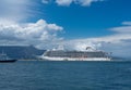 Viking Star cruise ship by Kerkyra on island of Corfu Royalty Free Stock Photo