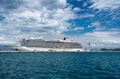 Viking Star cruise ship by Kerkyra on island of Corfu Royalty Free Stock Photo