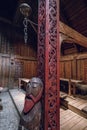 Viking statue and interior ornaments