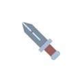 Viking sword flat icon