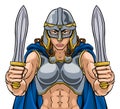 Viking Trojan Spartan Celtic Warrior Knight Woman