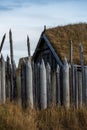 Viking village ruins in Iceland