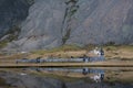 Viking village ruins in Iceland