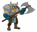 Viking Warrior Barbarian Gladiator Cartoon Man