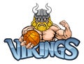 Viking Basketball Sports Mascot