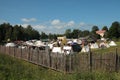 Vikings camp on the Aland Islands