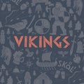 Vikings-handdrawn concept illustration.