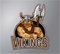 Vikings logo design creative art
