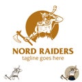 Vikings The Nord Raiders logo