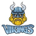 Viking Mascot Warrior Sign Graphic