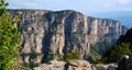 Vikos Aoos canyon in Zagoria, Greece Royalty Free Stock Photo