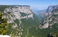 Vikos gorge in Greece Royalty Free Stock Photo