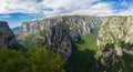 Vikos gorge from Oxya Viewpoint Royalty Free Stock Photo