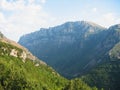 Vikos gorge in the Pindus mountains Epirus region Greece Royalty Free Stock Photo