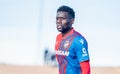 Viktoria Plzen midfielder Modou N\'Diaye during club friendly Ferencvaros vs Viktoria Plzen (0-0