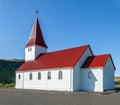 Vikurkirkja Lutheran Church, Vik I Myrdal, Iceland Royalty Free Stock Photo