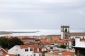 Vila do Conde and the Atlantic Ocean, Portugal Royalty Free Stock Photo