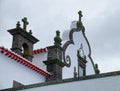 Details of Our Lady of Peace Chapel, Sao Miguel island, Azores, Royalty Free Stock Photo