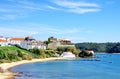 Vila Nova de Milfontes in The River Mira estuary Royalty Free Stock Photo