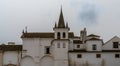 View of the convent and church of Chagas under an overcast sky