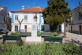 Vila vicosa village street with white houses in Alentejo, Portugal