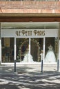 Viladecans, Spain - September 15, 2023: Store specializing in wedding