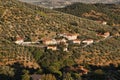 Vilage in Vineyard, Chianti, Tuscany Royalty Free Stock Photo