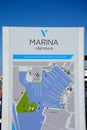 Vilamoura marina plan, Portugal.